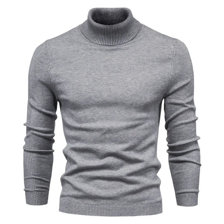 LEVI - Casual Solid Turtleneck Sweater