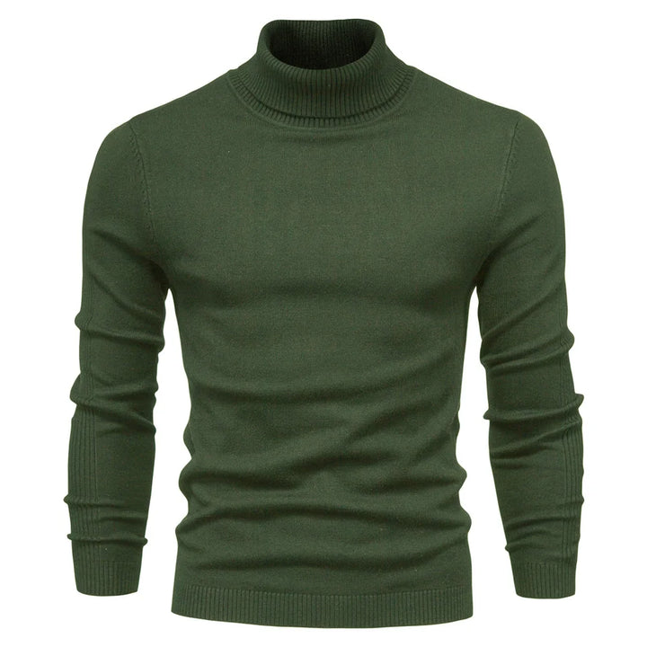 LEVI - Casual Solid Turtleneck Sweater