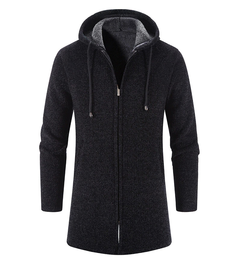 KRIST - Men's Long Hooded Cardigan