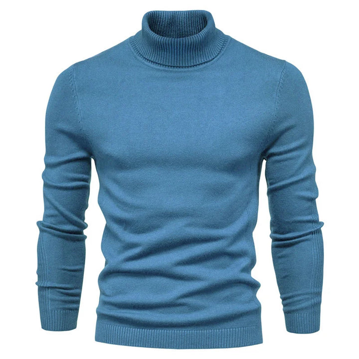 LEVI - Casual Solid Turtleneck Sweater