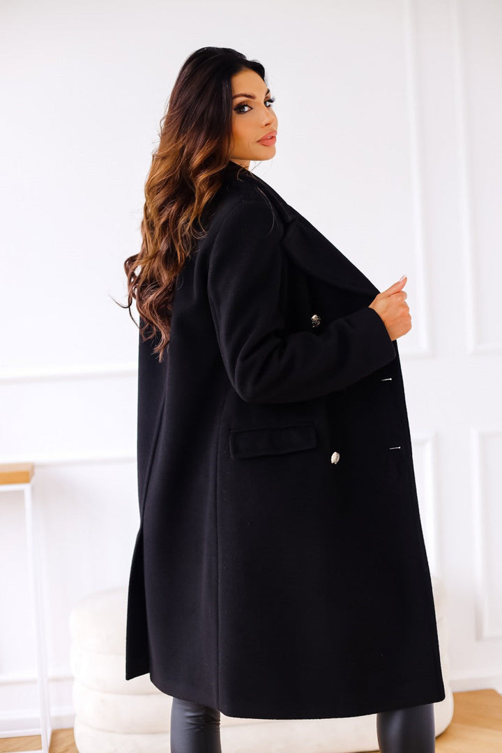 ILONA - Double Breasted Wool Coat