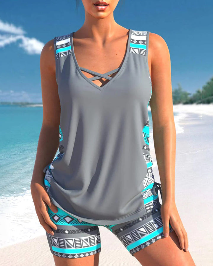 Naomi™ - Trendy Tankini Swimsuit