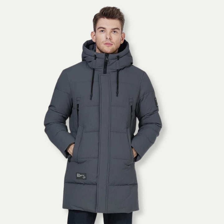 QUBE - Men's Insulated Winter Coat with Hood