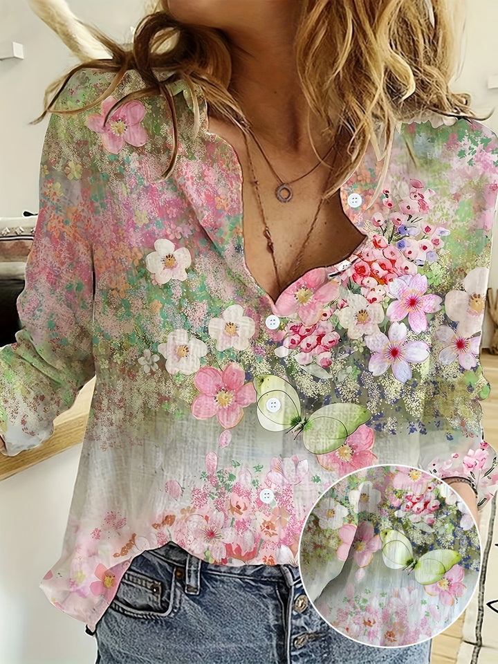 Rosalia™ | Floral Boho Blouse