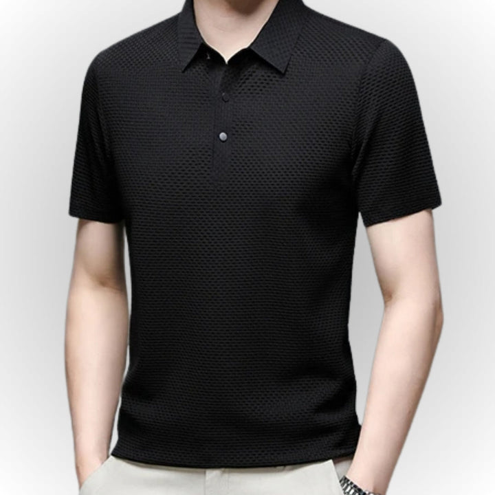 AARON - Luxury Textured Men's Polo-Shirt