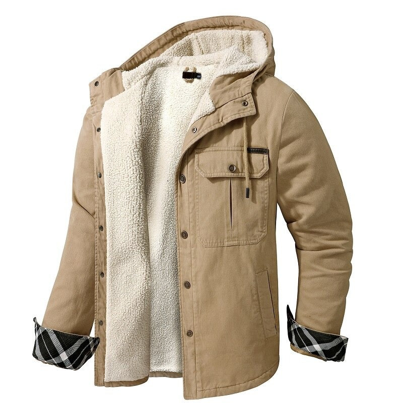 THIAGO - Fleece Winter Jacket With Inner Lining