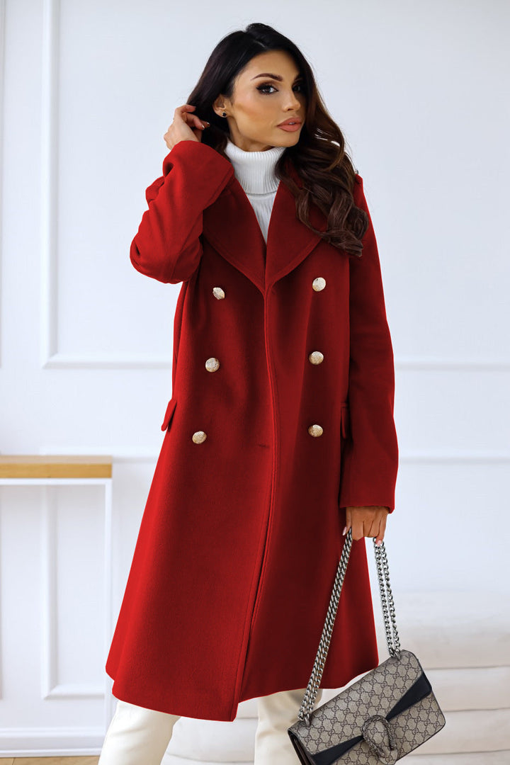 ILONA - Double Breasted Wool Coat