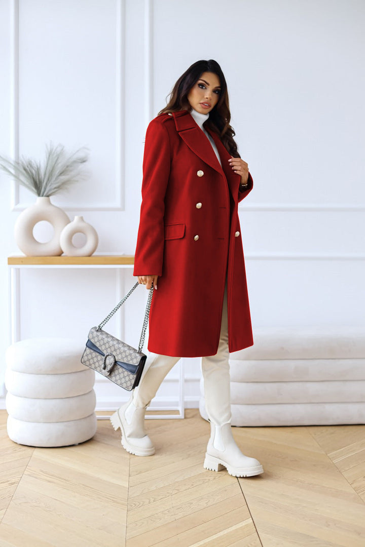 ILONA - Double Breasted Wool Coat