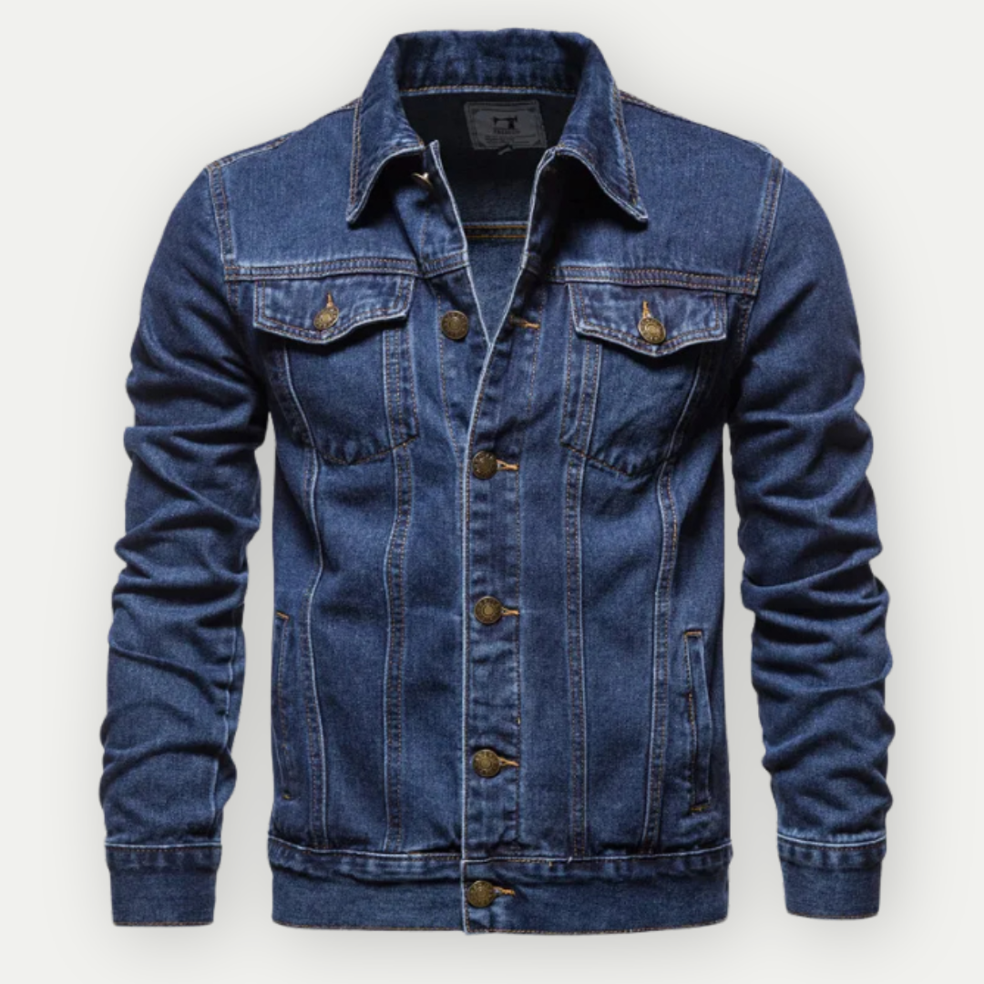 CARTERII - Men's Classic Denim Trucker Jacket