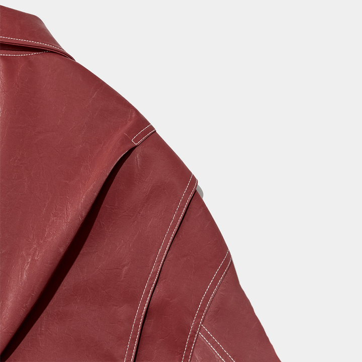 Stella™  - Oversized Leather Jacket