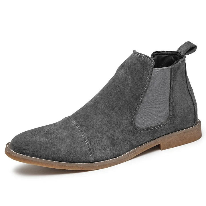 NELSON - Men's Classic Vegan Suede Chelsea Boots