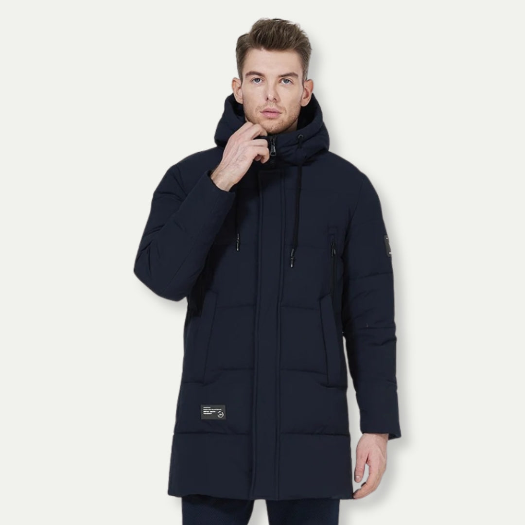 QUBE - Men's Insulated Winter Coat with Hood