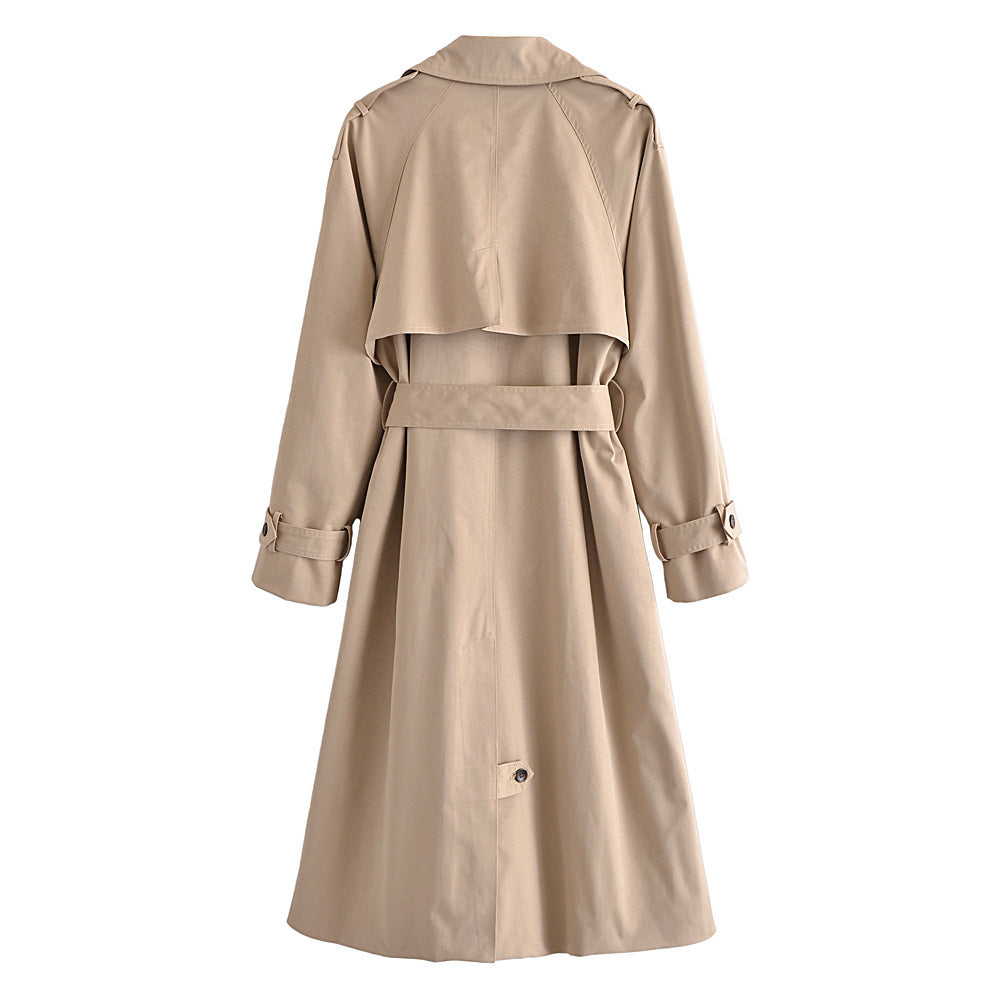 KEELA - Double-Breasted Trench Coat