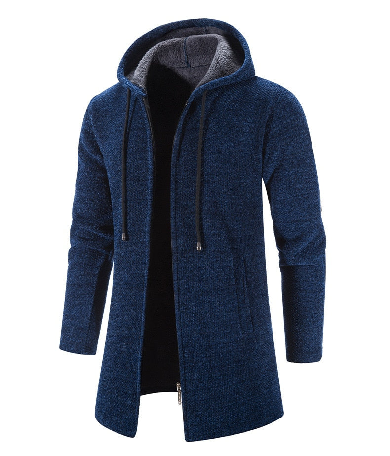 KRIST - Men's Long Hooded Cardigan