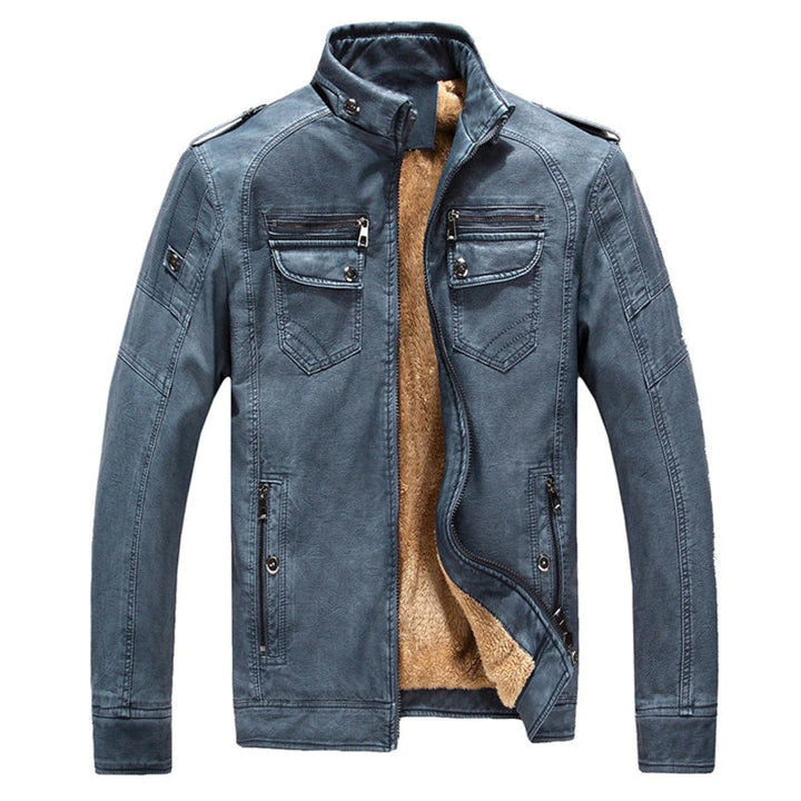 STEFF - Biker Jacket With Fleece Lining