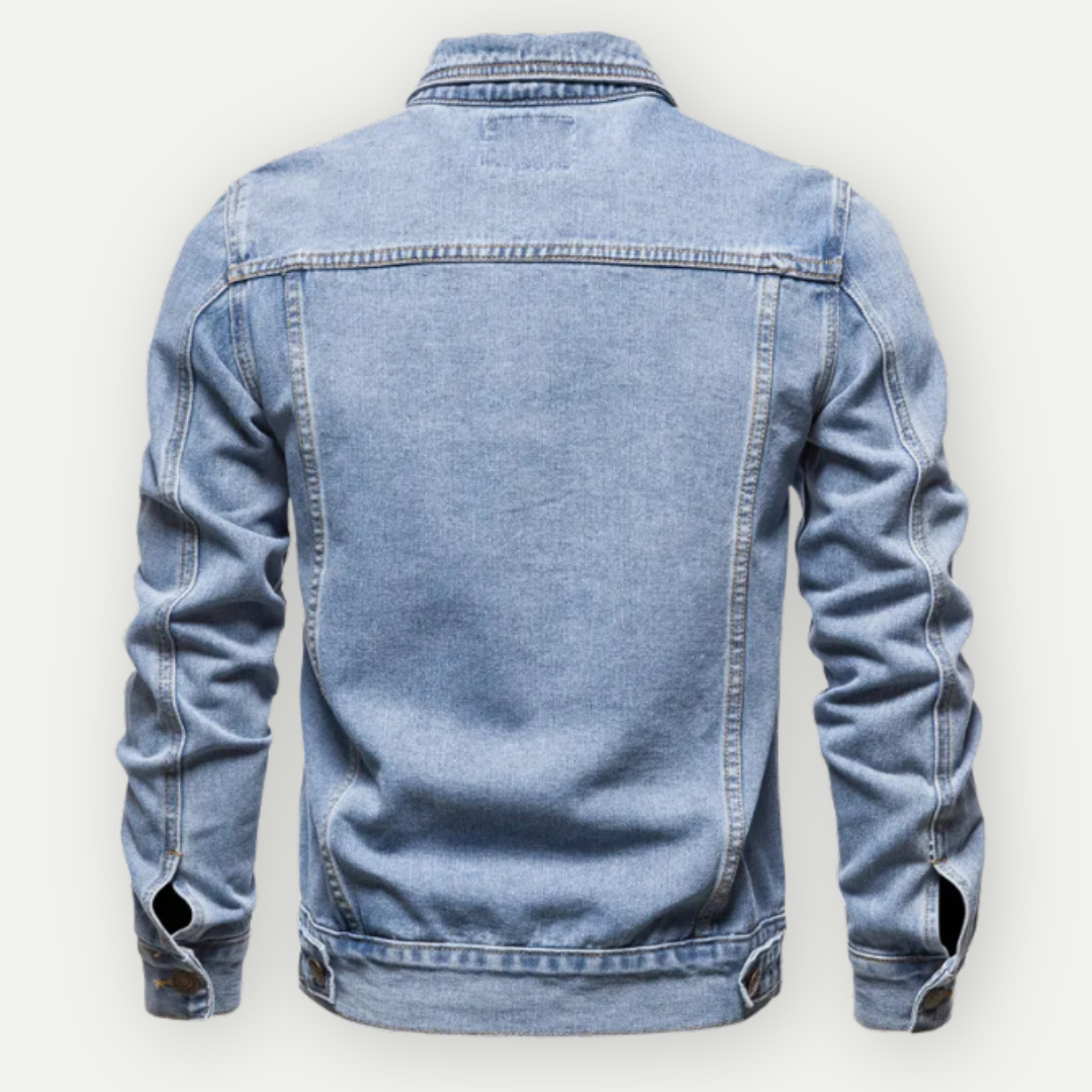 CARTERII - Men's Classic Denim Trucker Jacket