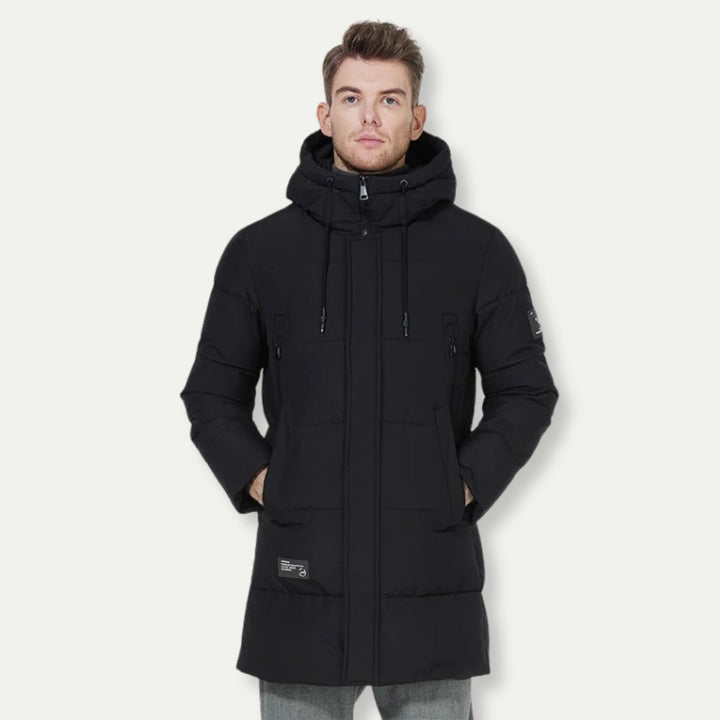 QUBE - Men's Insulated Winter Coat with Hood