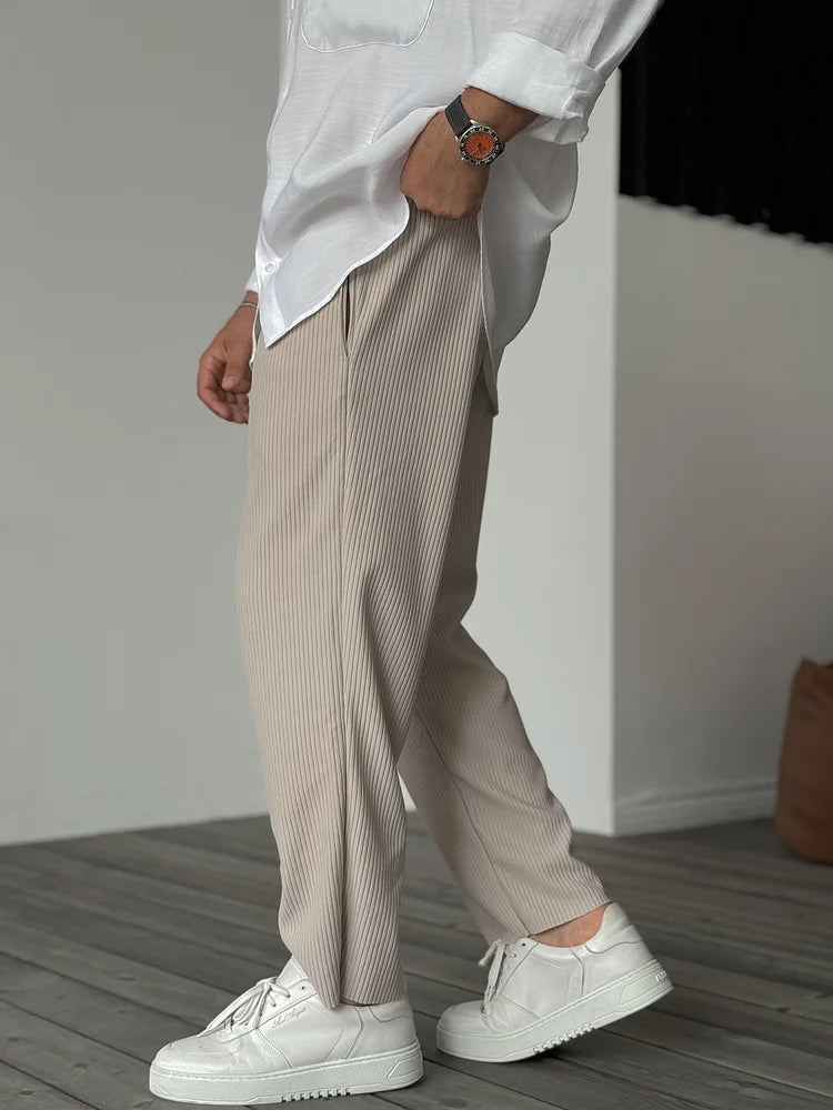 Orazio™ | Elegant Ribbed Trousers