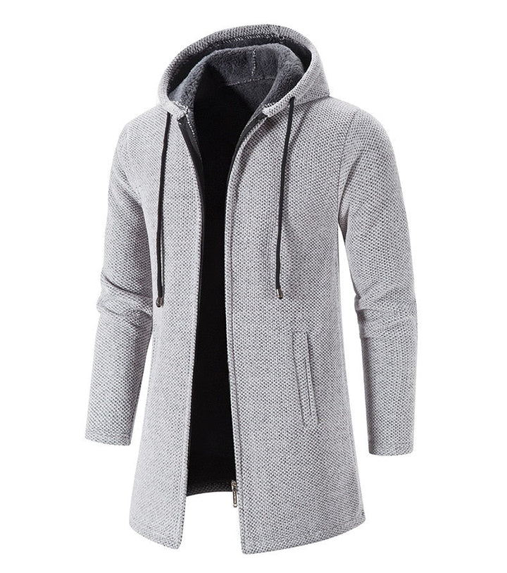 KRIST - Men's Long Hooded Cardigan