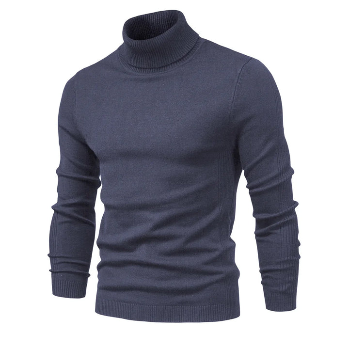 LEVI - Casual Solid Turtleneck Sweater