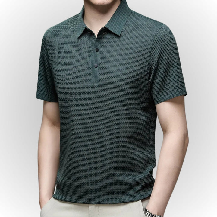 AARON - Luxury Textured Men's Polo-Shirt