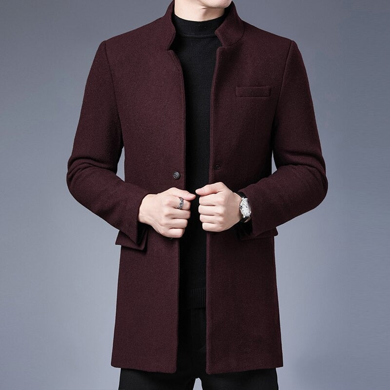 HAROLD - Effen Wool Trench Coat Windproof