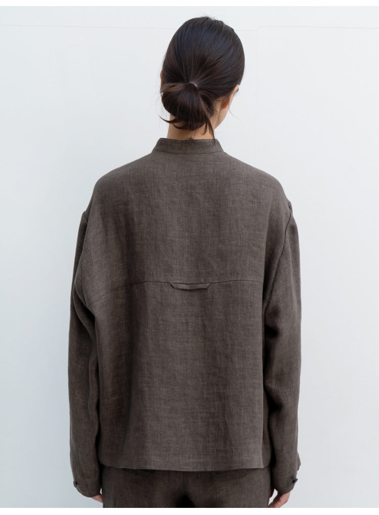 SAND - Linen Oversized Shirt