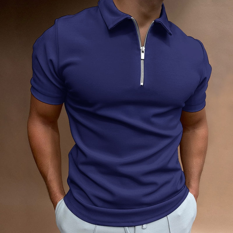 Santiago ™ - Luxe Zip-Up Polo