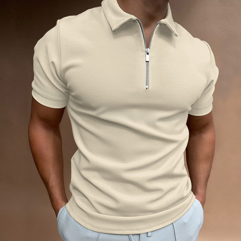 Santiago ™ - Luxe Zip-Up Polo