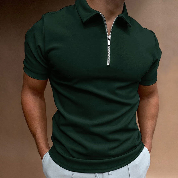 Santiago ™ - Luxe Zip-Up Polo