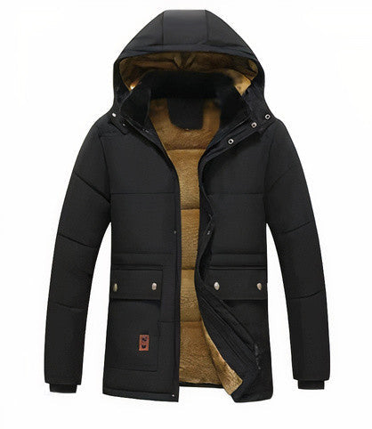 ENZO - Winter Parka With Detachable Hood