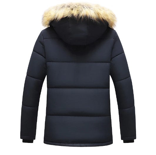 ENZO - Winter Parka With Detachable Hood