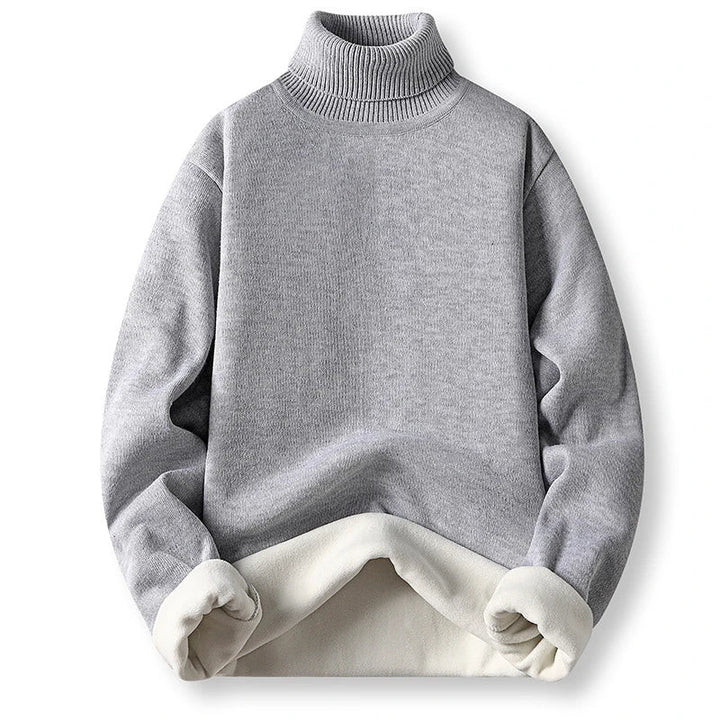 XAVIÉR - Men's Turtleneck With Teddy Lining