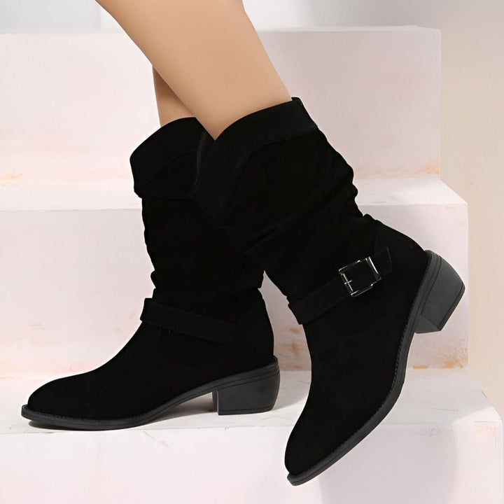 Amy™ – Velvet Boots