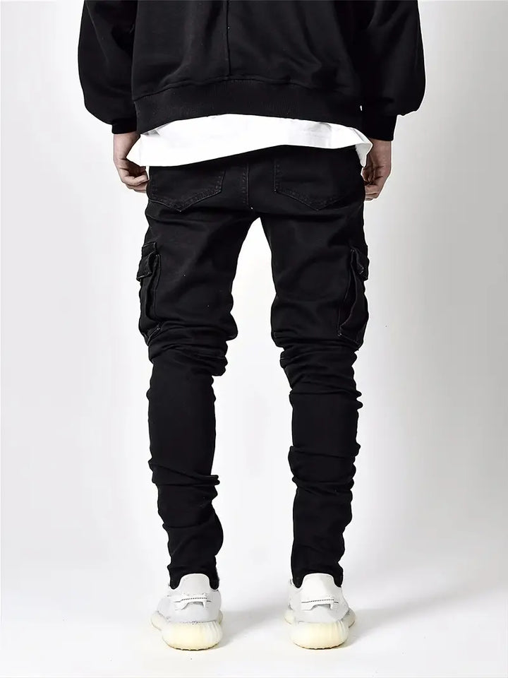 VIBEZ - Skinny Fit Cargo Jeans