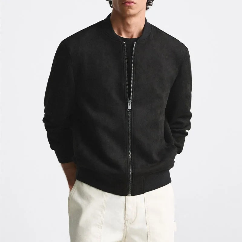 PELE - Men's Classic Zip-Up Bomber Jacket