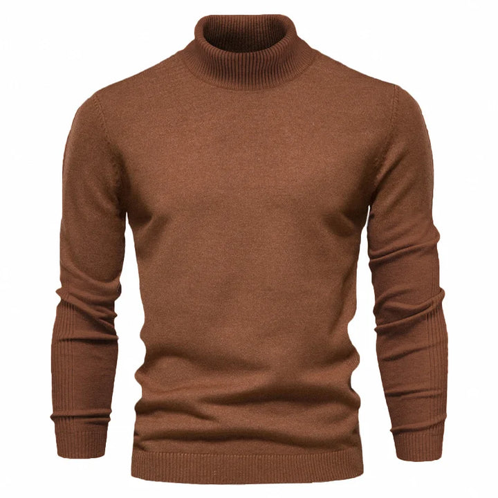 LEVI - Casual Solid Turtleneck Sweater