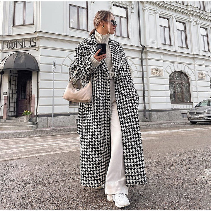 HOUNDSTOOTH - Trench coat