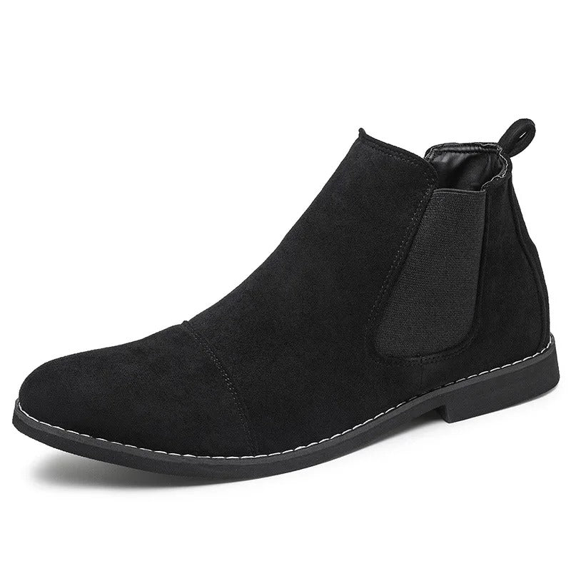 NELSON - Men's Classic Vegan Suede Chelsea Boots