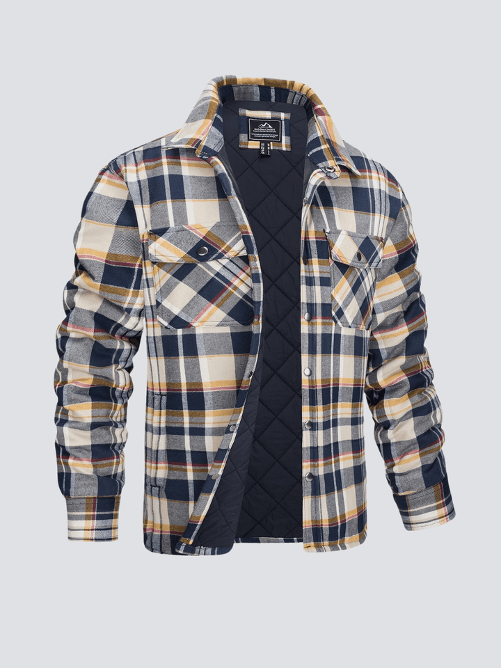 Jeremy™ - Striped Flannel Jacket