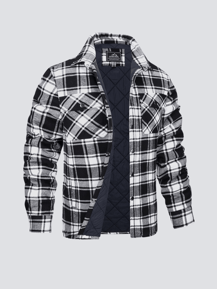 Jeremy™ - Striped Flannel Jacket