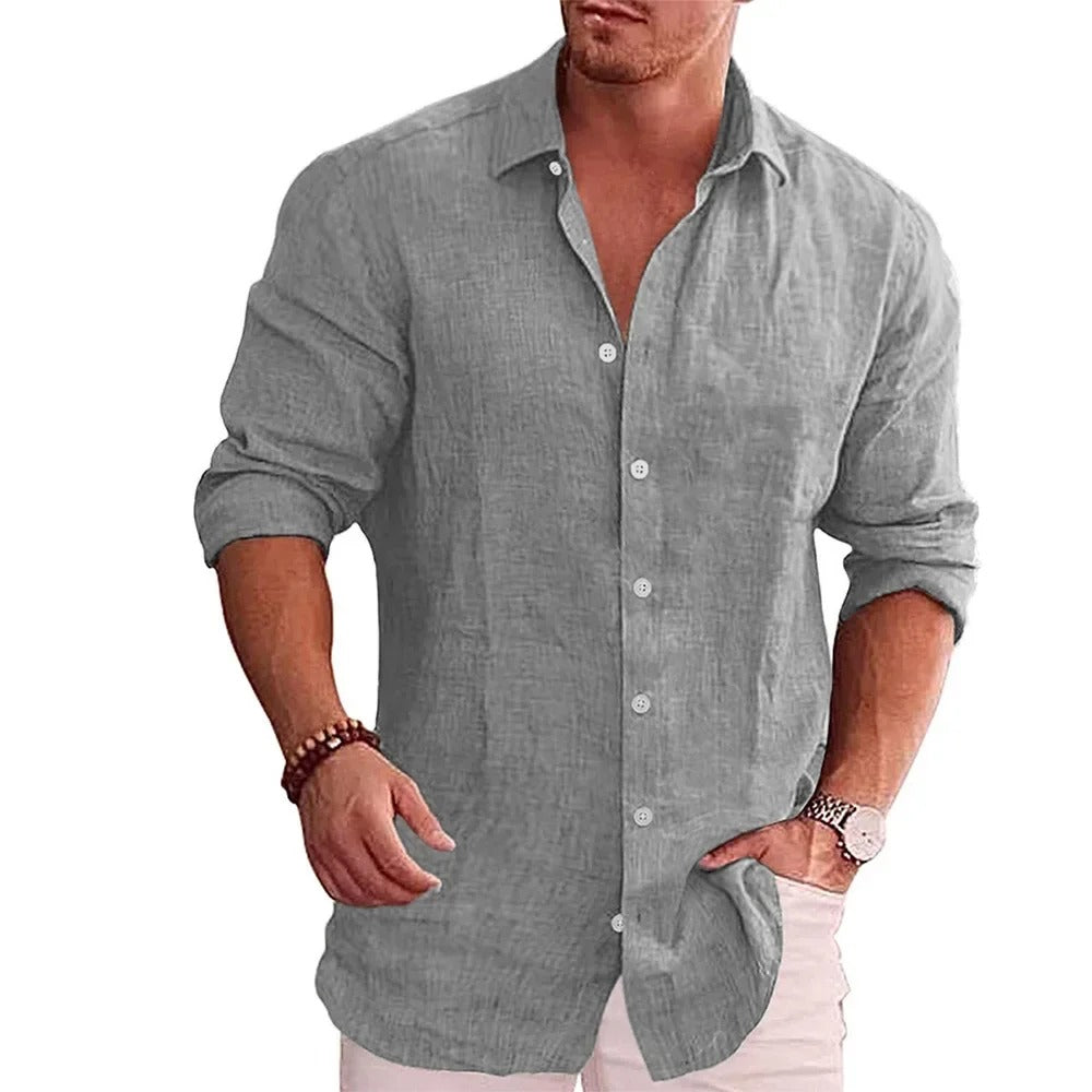 Benjamin™ - Classic Linen Shirt